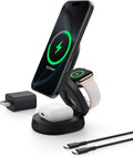 Belkin MagSafe Charger Compatible, 3-in-1 Qi2 15W Wireless Charging Station
