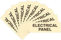 All Quality Basic Electrical Panel Sign (10 Pack)