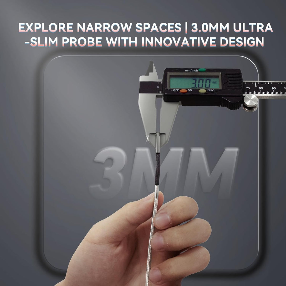 ralcam articulating borescope for mechanic automotive hvac wall shown in use