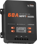LiTime 60A MPPT Solar Charge Controller, 12V/24V/36V/48V Auto, Max PV Input