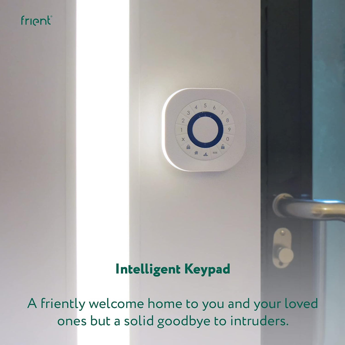 frient intelligent keypad | secure access control |, side view