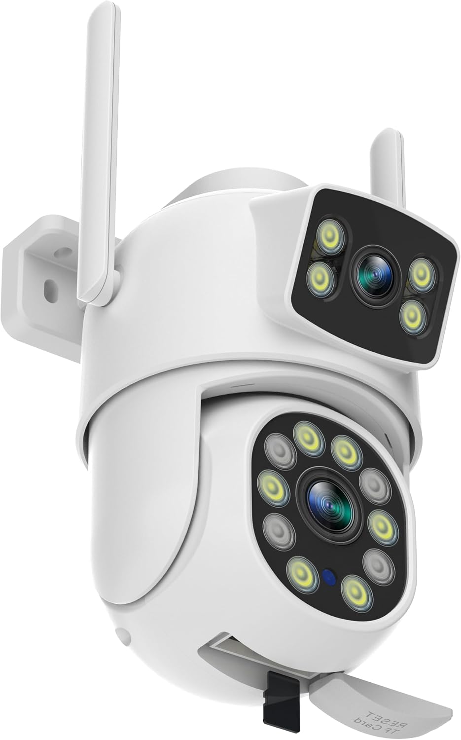 eversecu dual lens linkage 6mp wifi ptz security shown in use