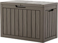 EasyUp 55 Gal Waterproof Outdoor Storage Box UV Resistant Deck Box