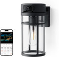 Jarnex Outdoor Porch Light Camera, 2K Wi-Fi Security Cam