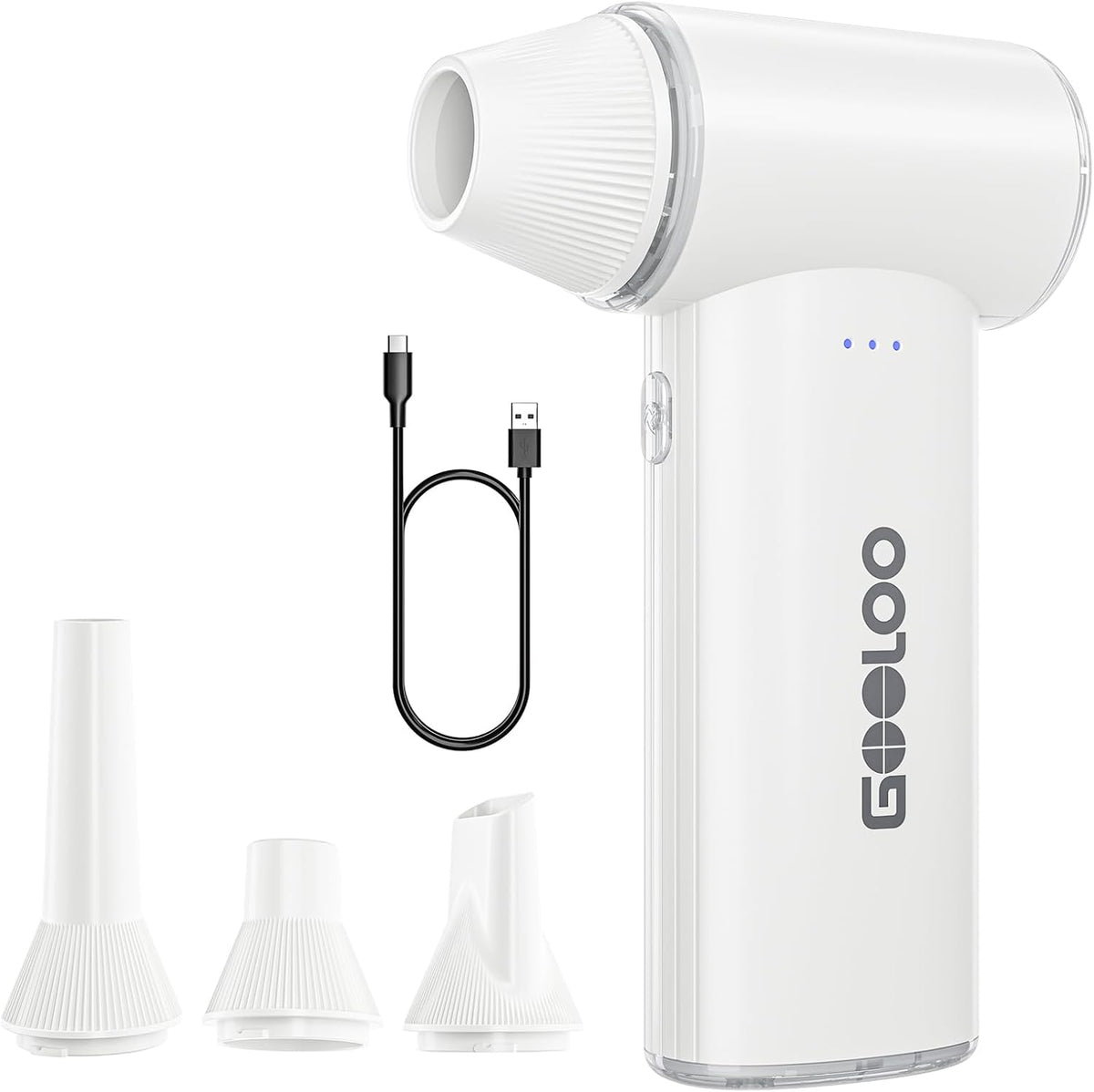 GOOLOO F3 Electric Air Duster- 150000RPM 52m/s Super Power Car Duster, Variable