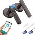 Fingerprint Door Lock, Smart Biometric Door Knob with App, Black
