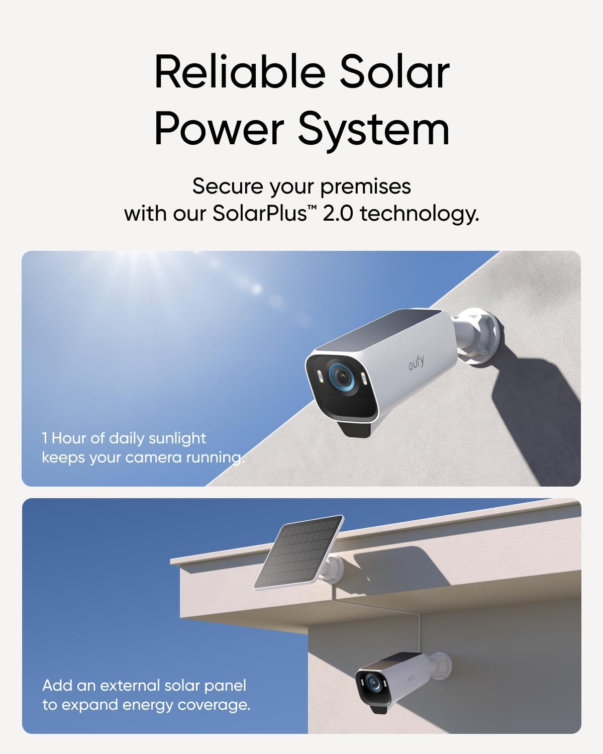eufy security eufycam s3 pro, add-on camera, 4k, side view