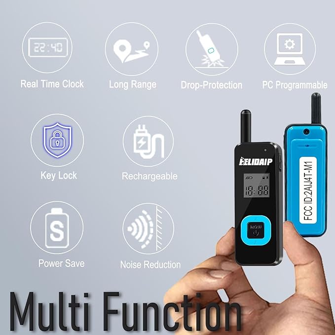 ELIDAIP T-M1 Super Mini Walkie Talkies