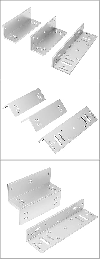 Electromagnetic Lock with Z and L Bracket 1200LBS 500KG Holding Force Electric