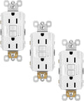 Legrand radiant 15 Amp GFCI Decorator Duplex Outlet White 3 Pack