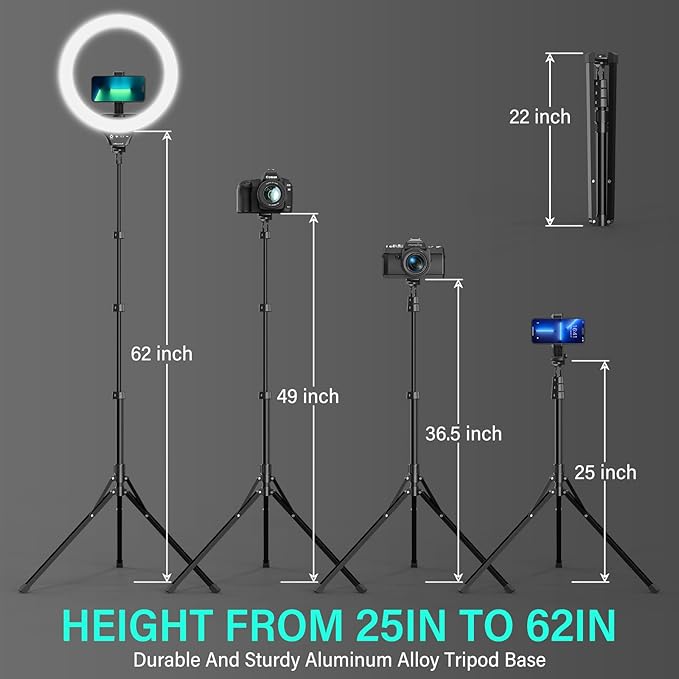 UBeesize 14'' Foldable Ring Light