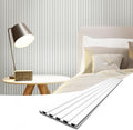 Art3d Slat Wall Panels, WPC Soundproof 3D Wall Paneling (8-Pack)