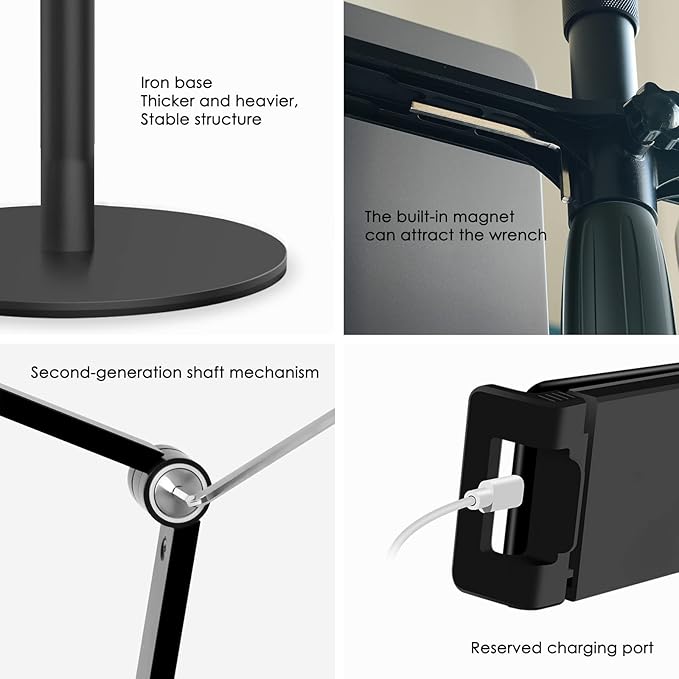 viozon 3-in-1 Selfie Desktop Live Stand, Height Adjustable/Overhead, Compatible