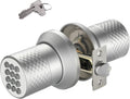 Buoan Electronic Keypad Door Knob, Smart Keyless Entry Door Lock, Silver
