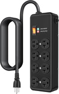 Heavy Duty Surge Protector 20Amp, Metal Power Strip