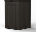 55 Gallon Package Delivery Box for Outside,Weather Resistant UV Protection Resin Outdoor Storage Parcel Box for Porches, Front Door,Balconies,Garages