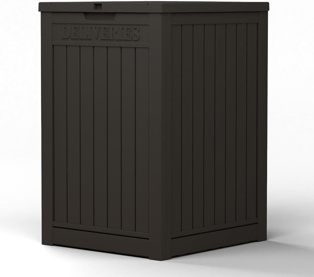 55 Gallon Package Delivery Box for Outside,Weather Resistant UV Protection Resin Outdoor Storage Parcel Box for Porches, Front Door,Balconies,Garages