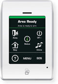 Interlogix NX-1820E NetworX Touch Screen Keypad, 3.5" Color Touch Screen, Icon-based Graphic Interface, Built-in Message Board, NetworX System Compatibility, 192-zone Capability, Modern Design