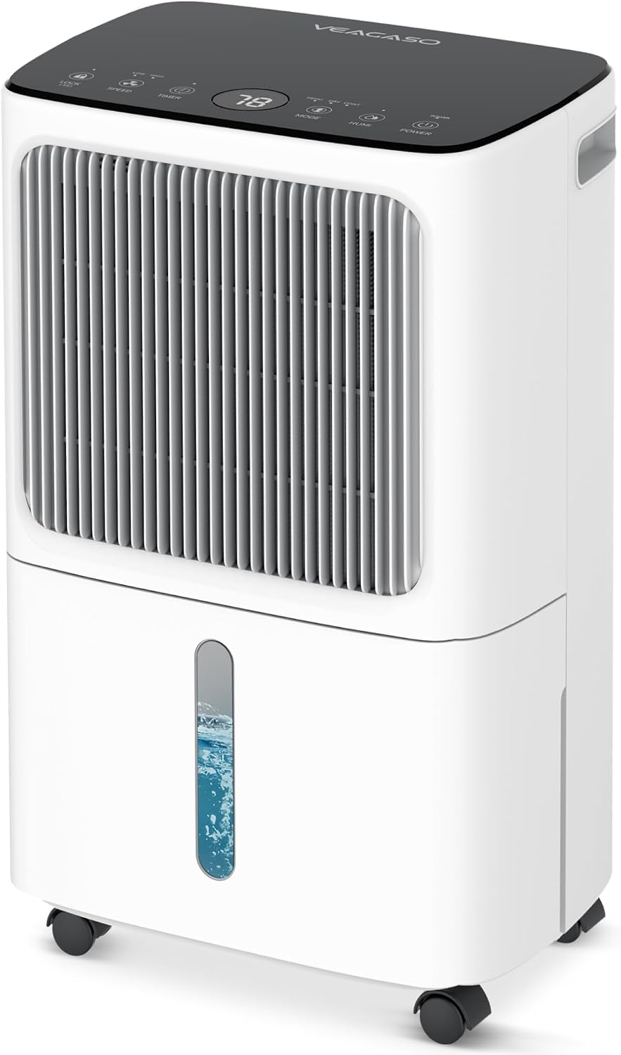 2500 sq.ft dehumidifier for basement, side view