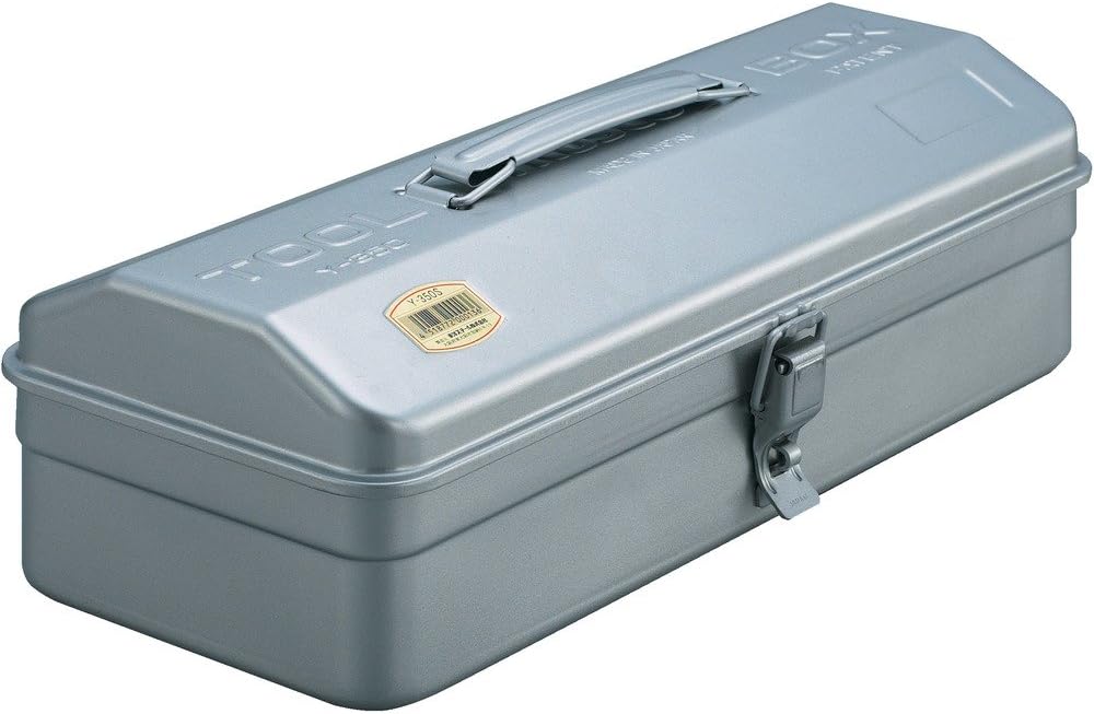 TRUSCO Y-350-SV Mountain Tool Box, 14.8 x 6.4 x 4.8 inches (373 x 164 x 124 mm), Silver