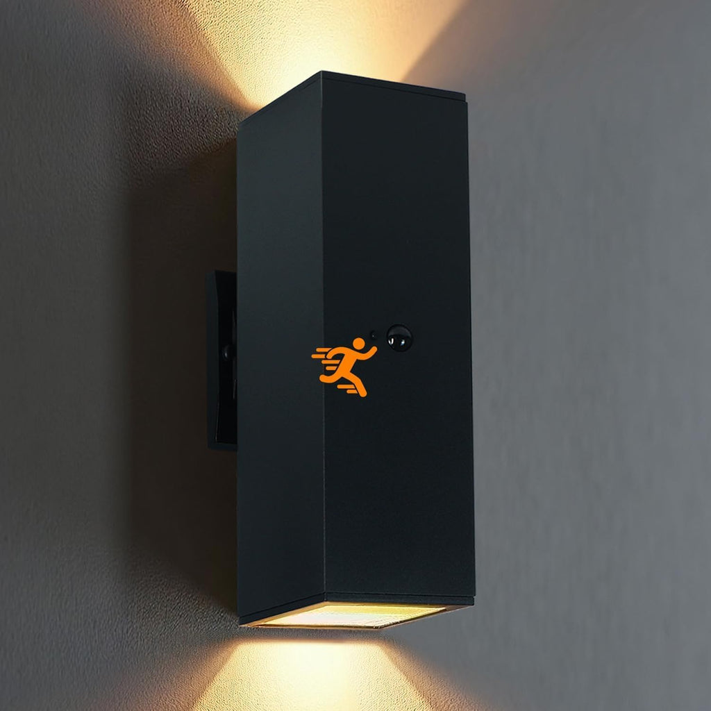 WISELUME Motion Sensor Outdoor Wall Lights, Dusk to Dawn Porch & Patio Sconce
