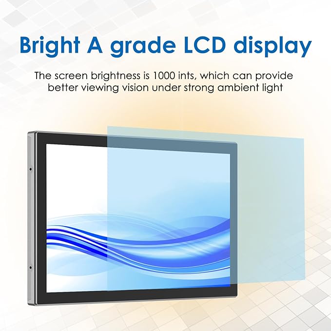 21.5 Inch Open Frame LCD Display Touch Screen Monitor HDMI VGA DVI Inputs 1000