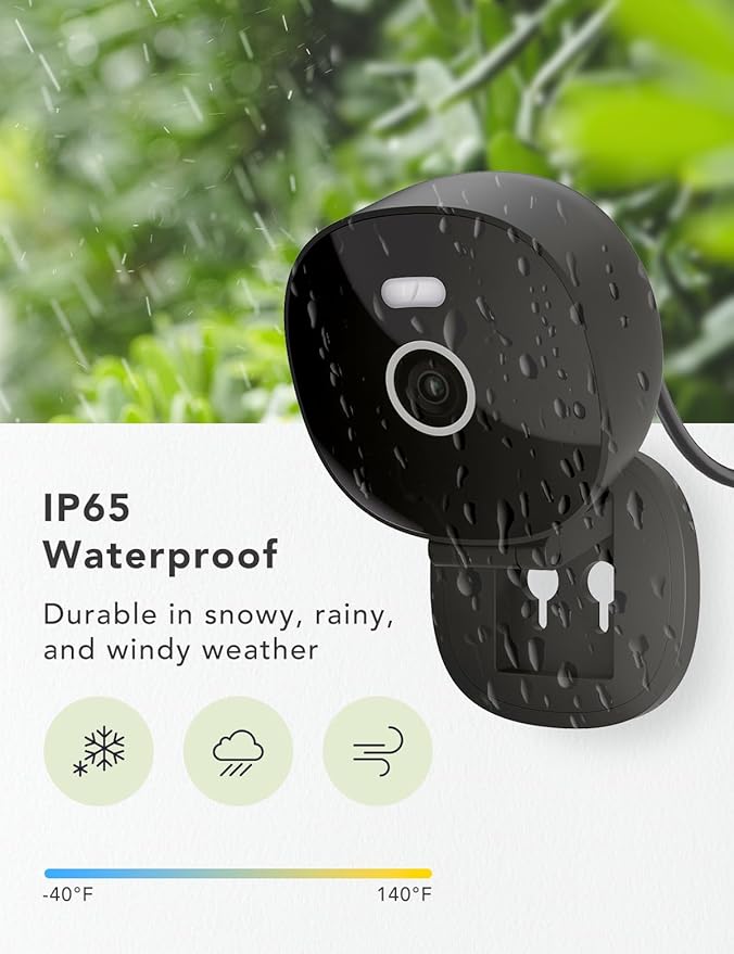 FAMVIVA 2K Security Camera, Outdoor/Indoor