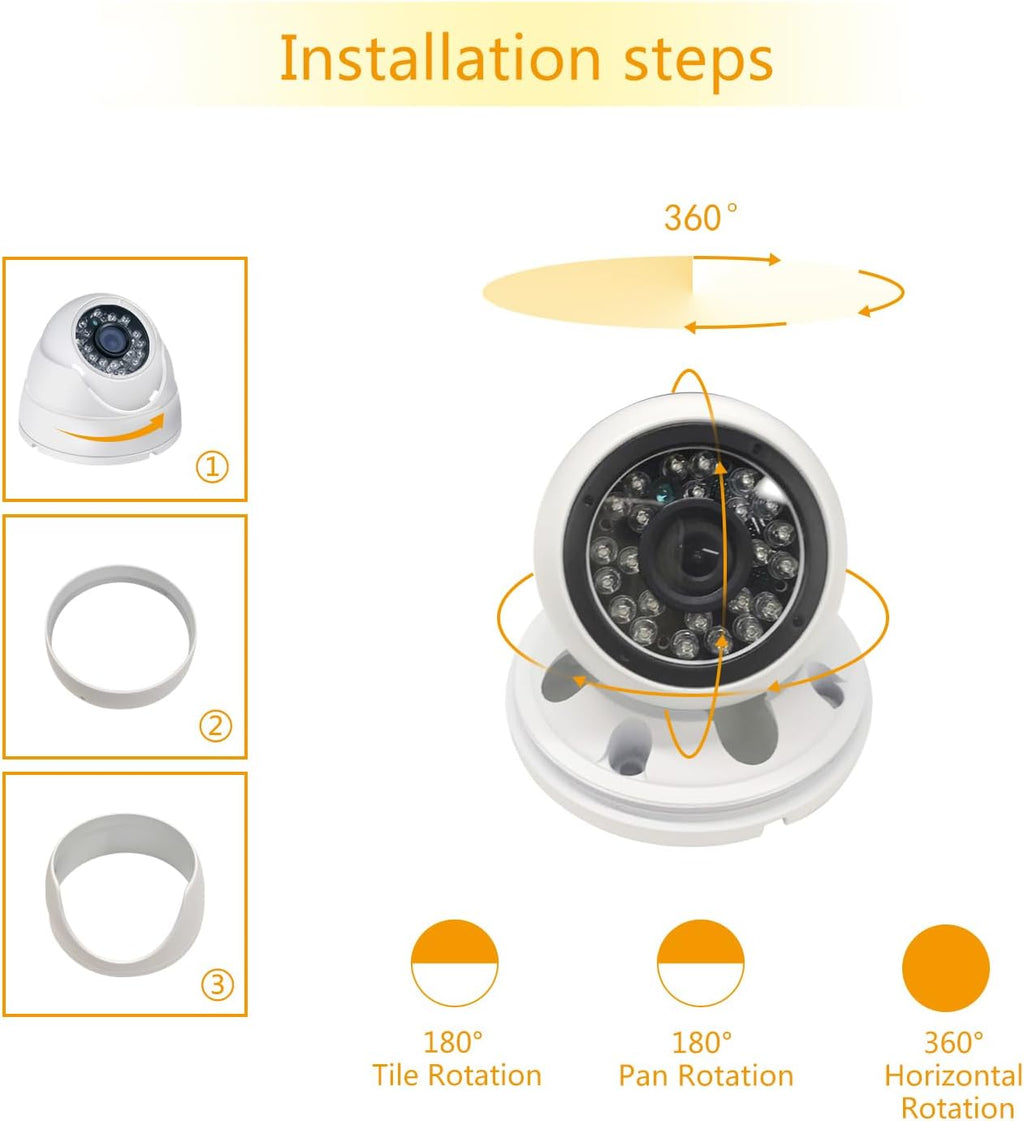 analog cctv camera hd 1080p 4-in-1 (tvi/ahd/cvi/960h analog), side view