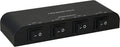 Xtrempro 61051 2 or 4 Way Speaker Switch, 1 in 2 Out or 1 in 4 Out Way Pair