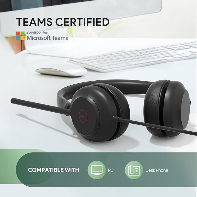 Yealink UH35 USB Headset for PC, Wired Headphones