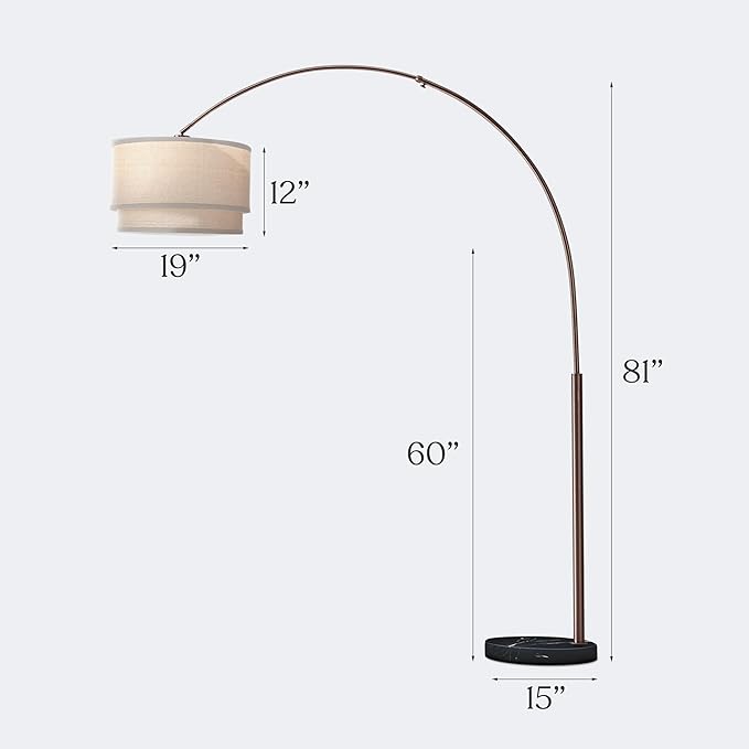 Brightech Mason Arc Floor Lamp
