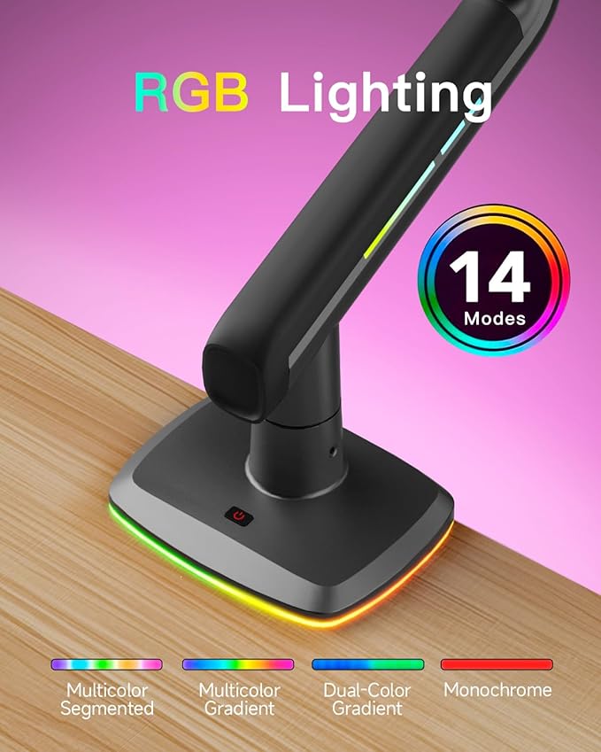 NB Gaming Monitor Arm or for 32 to 60 Inches Screen, Load up to 20 kg, VESA