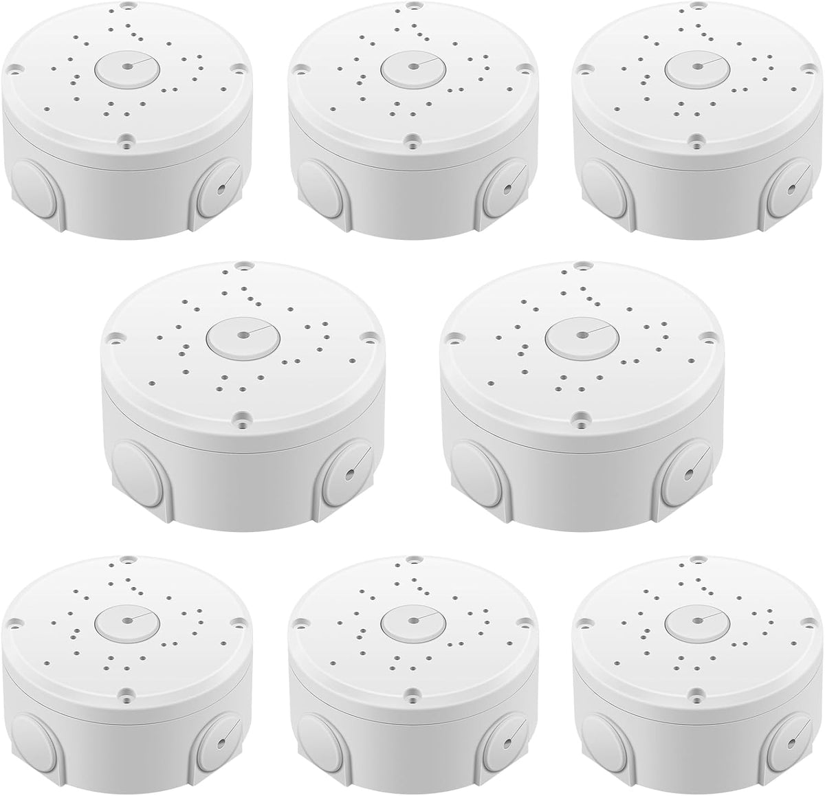 Universial ABS Security Camera Junction Box (8 Pack)