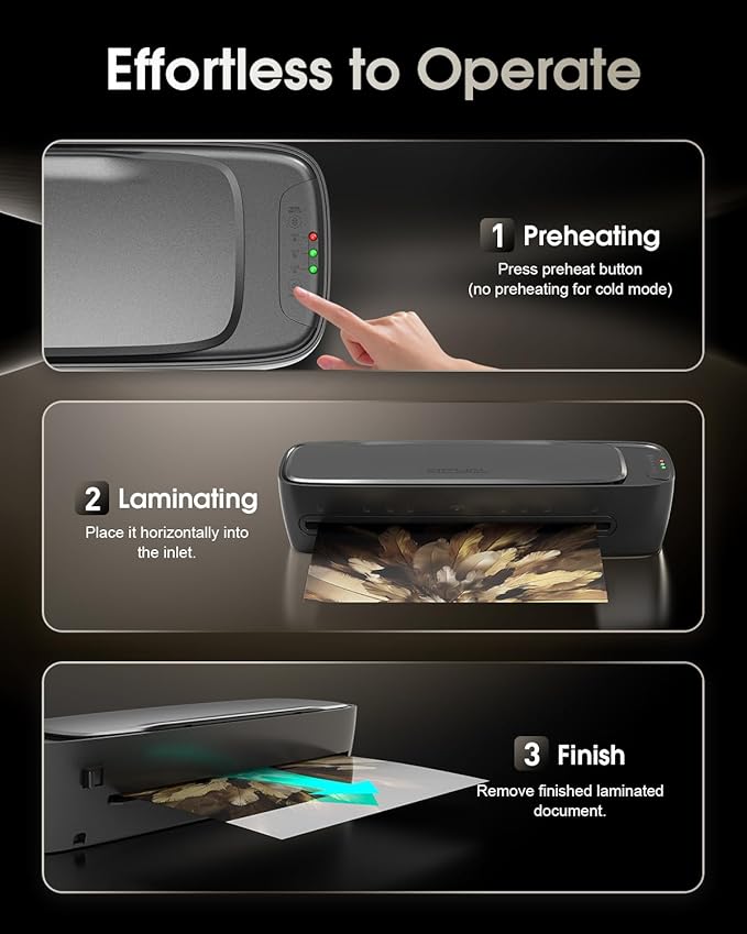 Qfun Laminator Machine 13 Inch Thermal Laminating machine 11x17