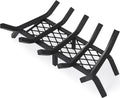 Good GAIN Fireplace Grate 20in Heavy Duty w/Ember Retainer,Fire Log Grates