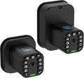 Richelock IU53 Double-Sided Fingerprint & Keypad Door Lock, All-Weather, Fully Waterproof Biometric Entry with Dual-Sided Codes, Same Key Both Sides for for Outdoor, Indoor, Gate, Fence