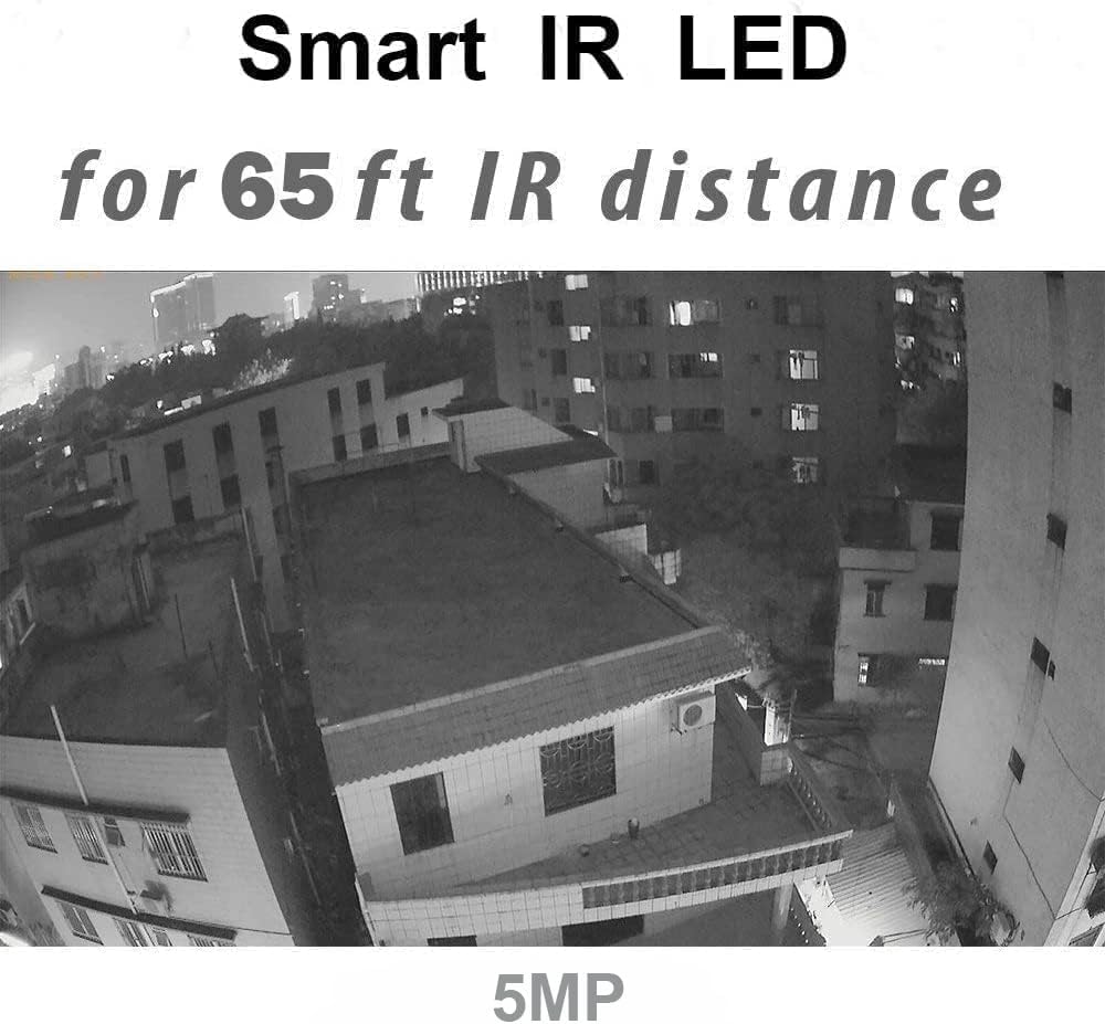 4mp analog coax dome tvi cvi cctv surveillance shown in use