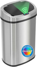 iTouchless 13 Gallon Sensor Kitchen Trash Can