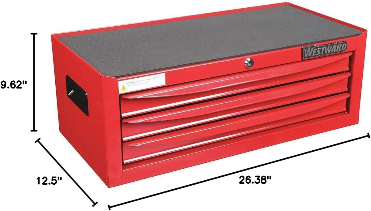 westward red light duty intermediate chest, 9-5/8" h shown in use