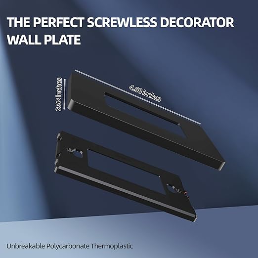 ThunderWay Matte Black 3 Way Decorative Light Switch (20 Pack)