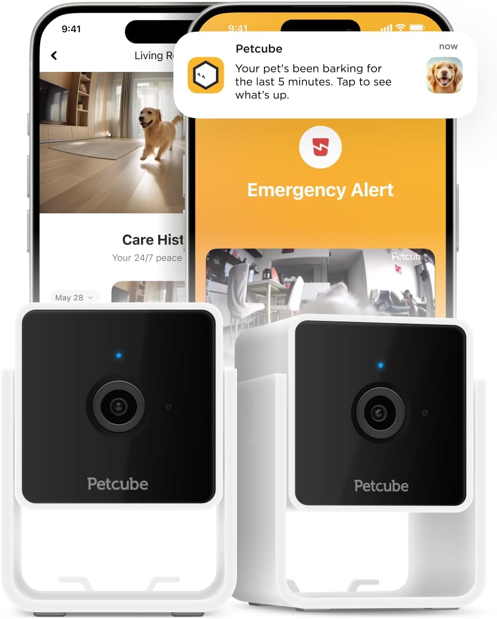 Petcube Cam Indoor Home Security Camera (2-Pack)