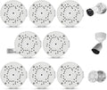 Universal Security Camera Junction Box, Metal Hide Cable Junction Boxes