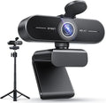 EMEET C60E 4K Webcam with Tripod, Streaming Camera with PDAF Autofocus