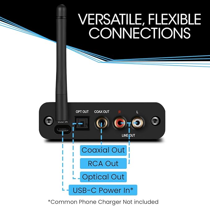 B2 LDAC/aptX HD Bluetooth 5.1 Hi-Fi Audio Receiver