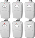 Kingdder 6 Pcs 2 Button Gate Opener Compatible with Linear Multicode, Grey
