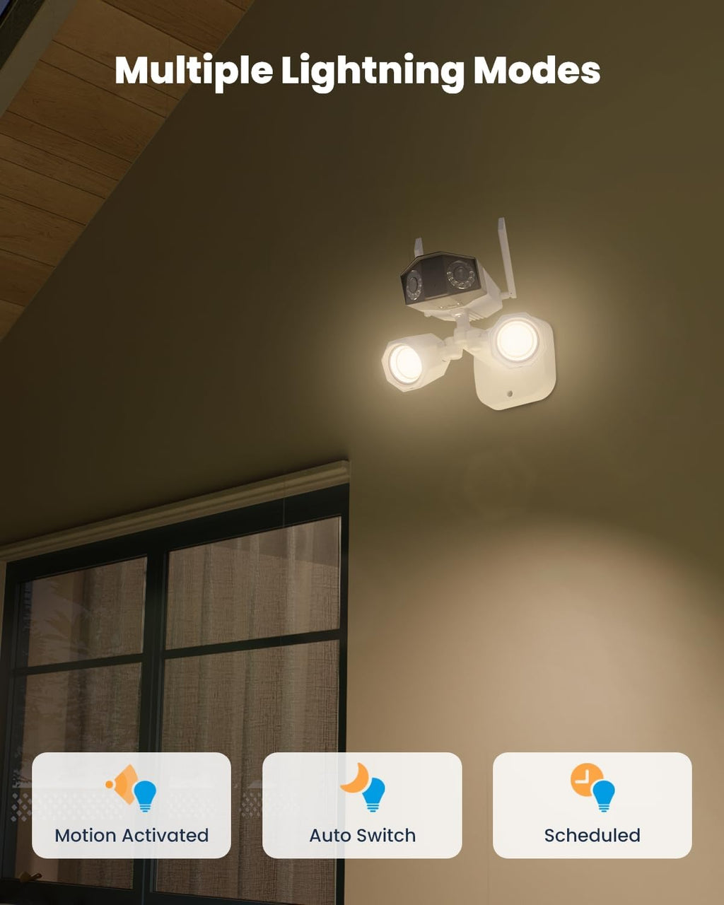 reolink 4k 8mp floodlight security camera outdoor 180°, package contents