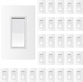 ThunderWay 3 Way Matte White Light Switch (30 Pack)