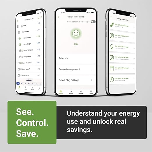 Emporia Energy Monitoring Smart Plug, WiFi Smart Outlet Plug Works (4 Pack)