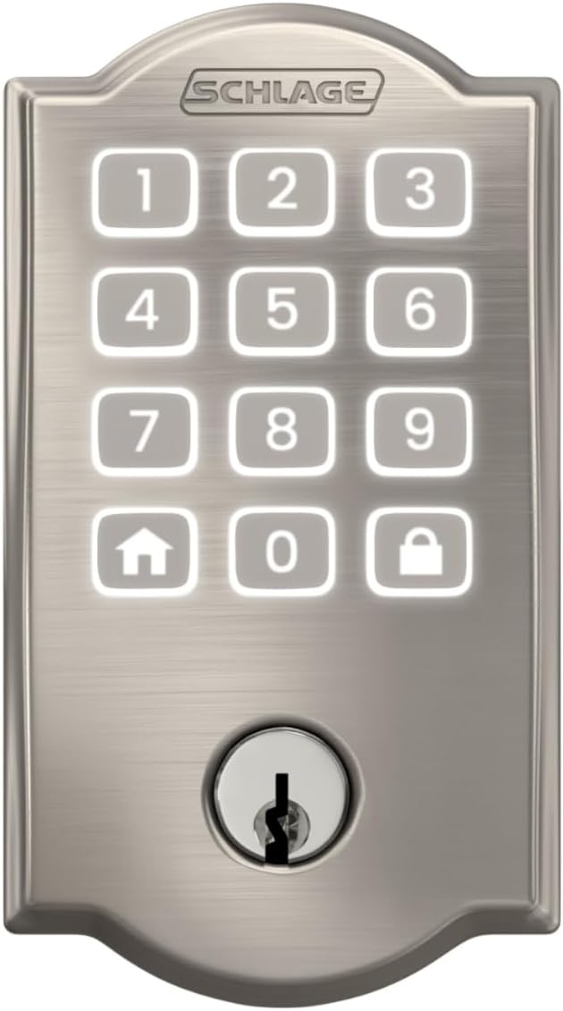 Schlage Arrive WiFi Deadbolt Smart Lock, Keyless Entry Door Lock