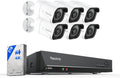 REOLINK 8CH 4K/8MP Security Camera System with 2TB HDD RLK8-800B6